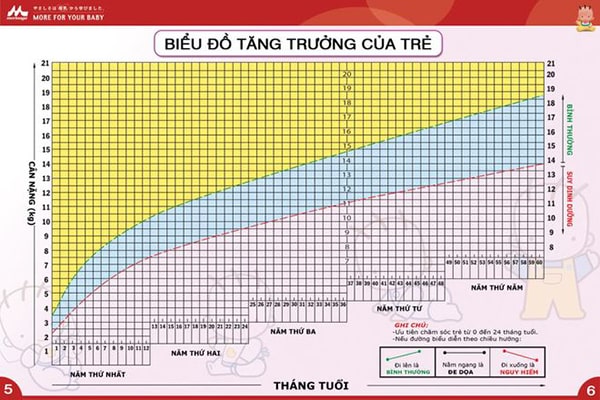 sơ đồ phát triển của trẻ